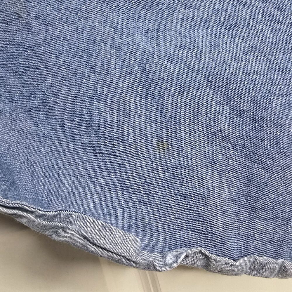 Wrangler FR Riggs Workwear Shirt Men’s XL Blue Button Down Flame Resistant - Picture 7 of 7